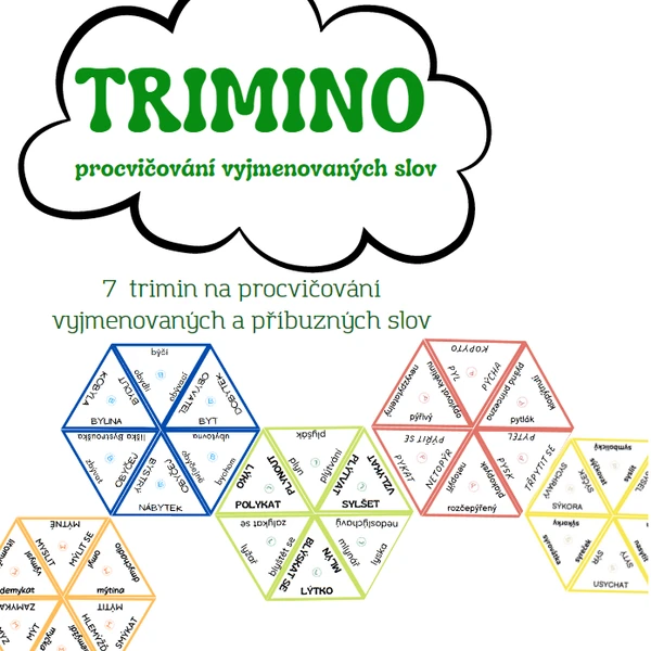 Vyjmenovaná slova - TRIMINO 1