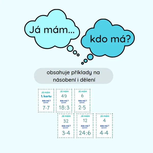 Násobení, dělení - Já mám, kdo má? 1