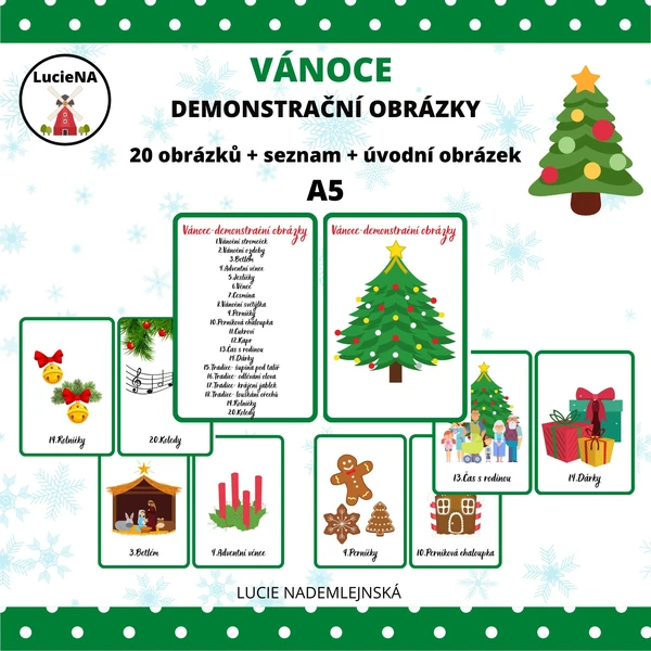 Vánoce - demonstrační obrázky 1
