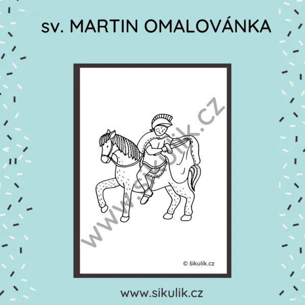 Sv. Martin OMALOVÁNKA 1