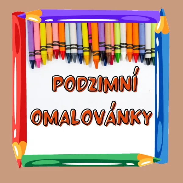 PODZIMNÍ tematické OMALOVÁNKY 1