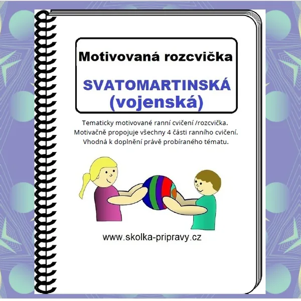 Motivované cvičení "SVATOMARTINSKÁ ROZCVIČKA 2." 1