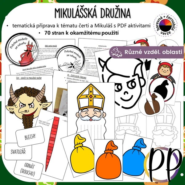 Mikulášská družina - tematická příprava s aktivitami 1
