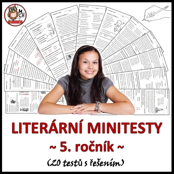 LITERÁRNÍ MINITESTY (5. třída) - s ŘEŠENÍM 1