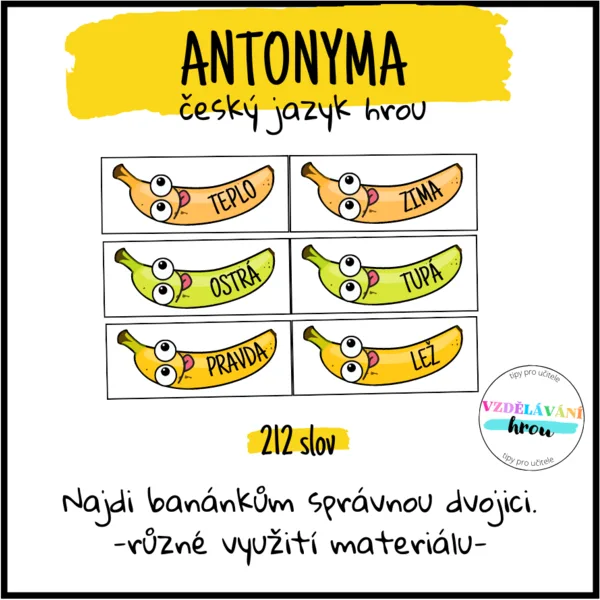 Antonyma - šílené banány 1