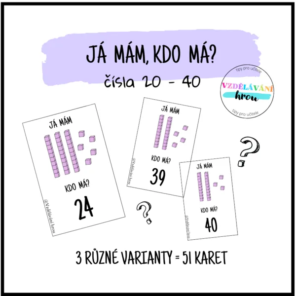Já mám, kdo má? - čísla 20 - 40 1