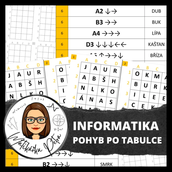 INFORMATIKA - POHYB PO TABULCE 1