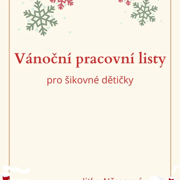 Vánoční pracovní listy 1
