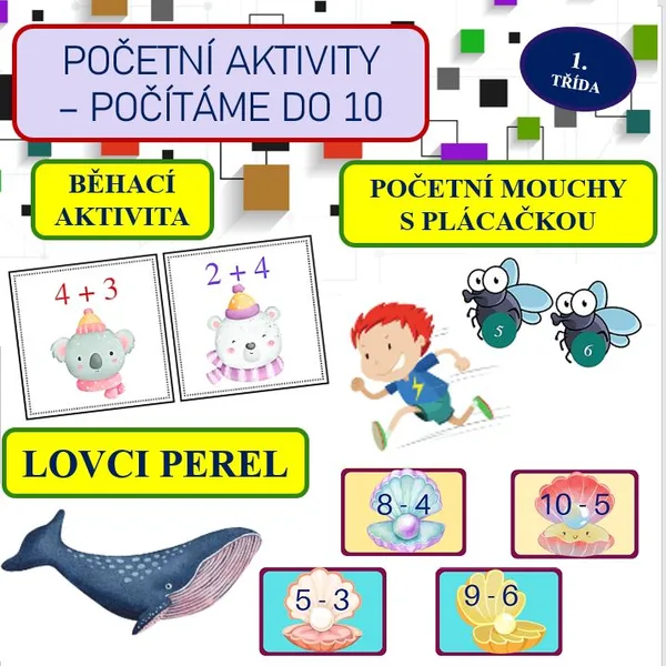 3 AKTIVITY DO MATEMATIKY - POČÍTÁME DO 10 1