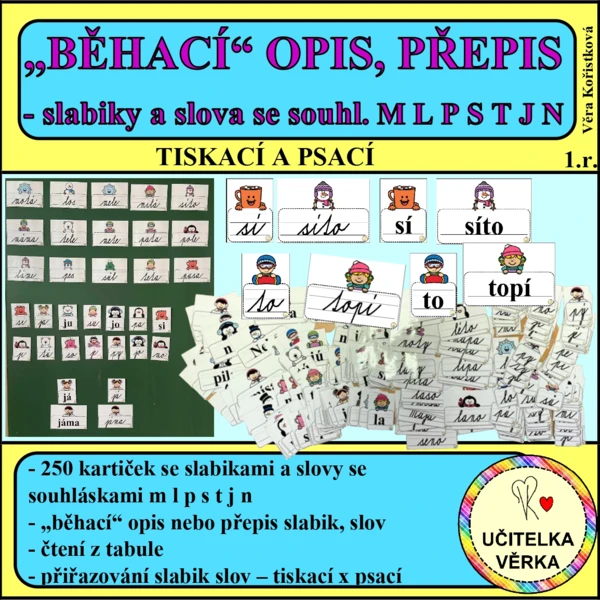 „BĚHACÍ“ OPIS, PŘEPIS SLABIK, SLOV 1