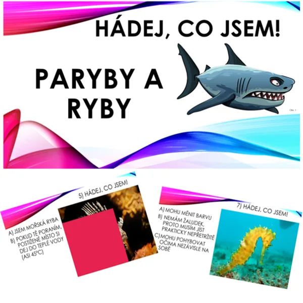 Hádej, co jsem! Paryby a ryby 1