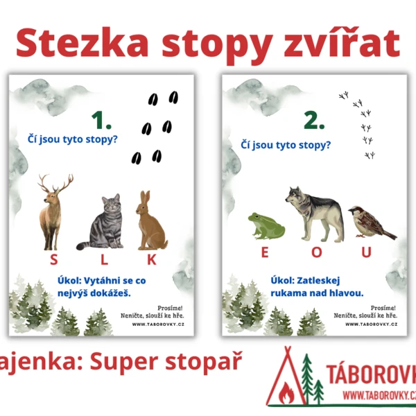 Stezka stopy zvířat 1