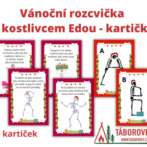 Vánoční rozcvička s kostlivcem Edou 1