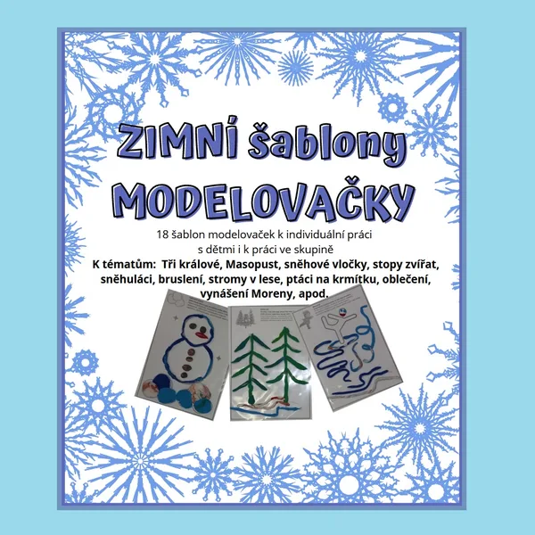 Šablony - ZIMNÍ MODELOVAČKY 1
