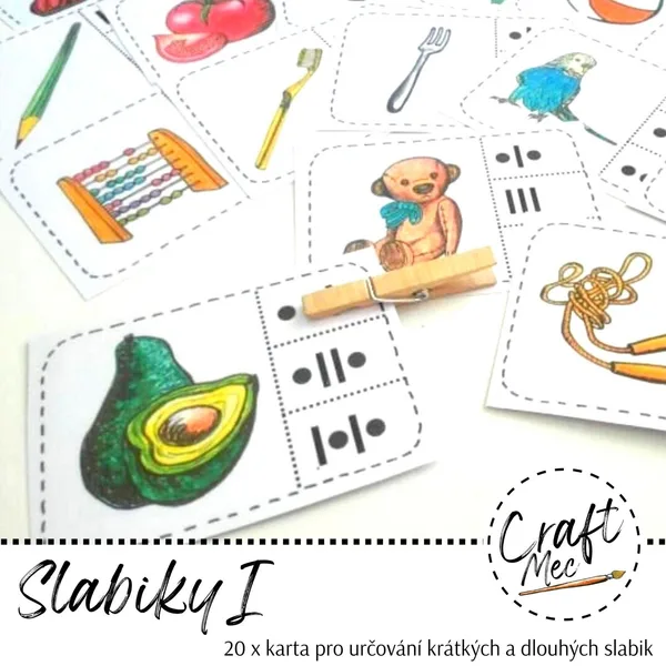 KRÁTKÉ A DLOUHÉ SLABIKY I 1