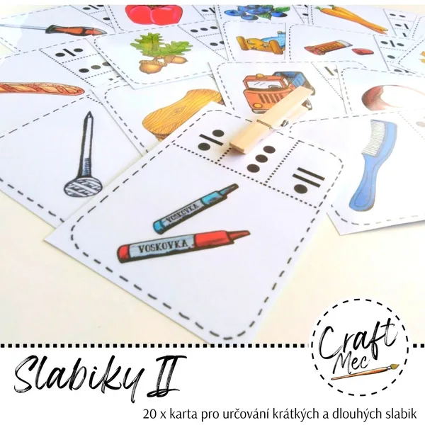 KRÁTKÉ A DLOUHÉ SLABIKY II 1