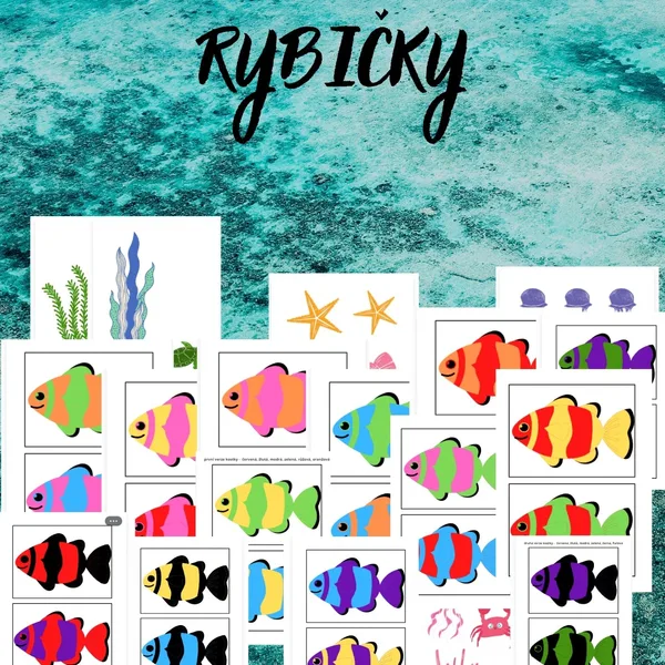 🐠RYBIČKY 🐠 postřehová hra  1
