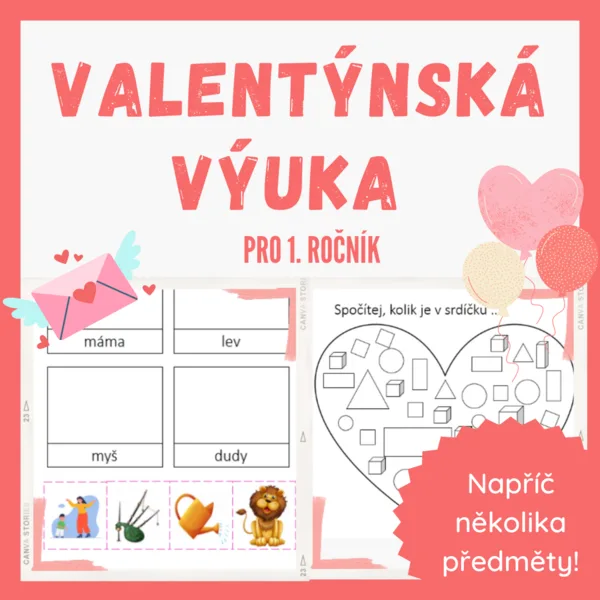 Valentýnská výuka pro 1. ročník 1