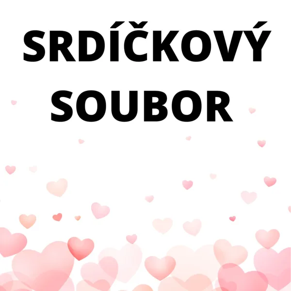 Srdíčkový valentýnský soubor 1