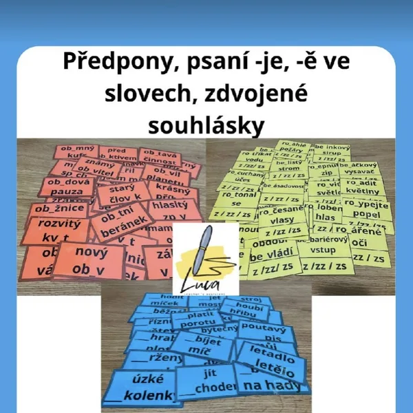 Předpony, psaní -je, -ě, zdvojené souhlásky 1