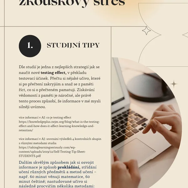 Jak zvládnout zkouškový stres 1