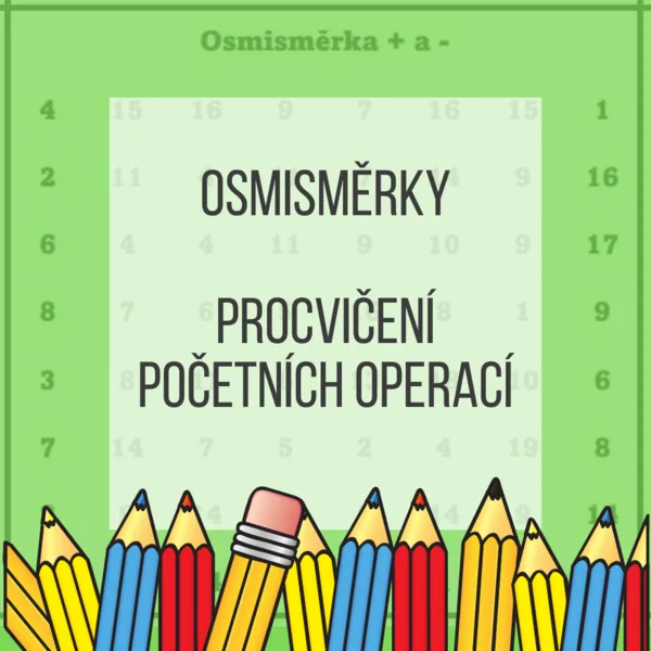 Matematické osmisměrky 1