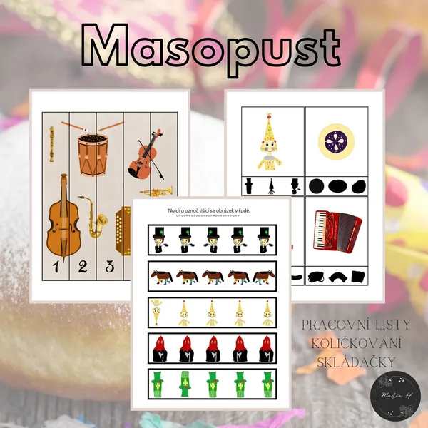 Masopust, soubor aktivit 1