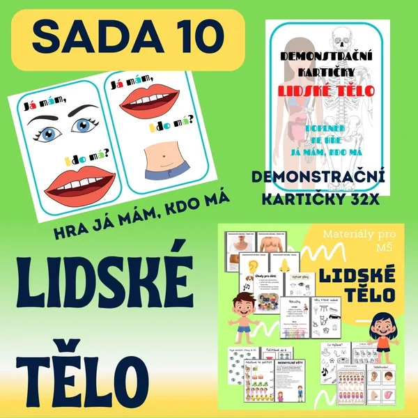 SADA 10 - LIDSKÉ TĚLO 1