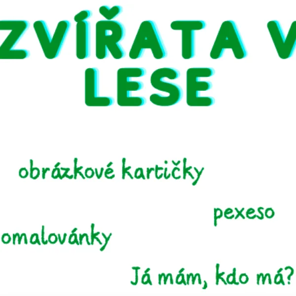 Zvířata v lese 1