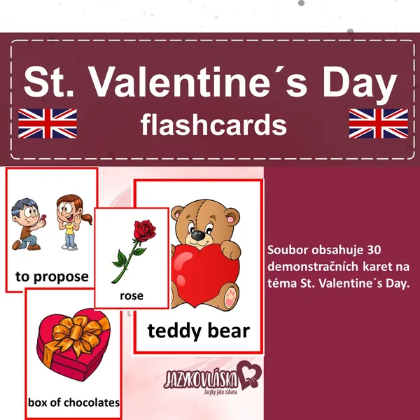 St. Valentine´s Day flashcards 1
