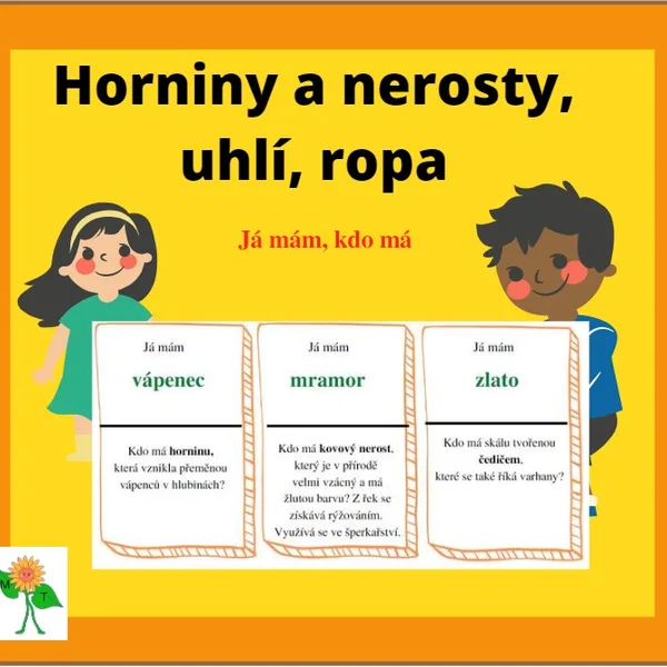 Já mám, kdo má Horniny a nerosty, uhlí, ropa 1