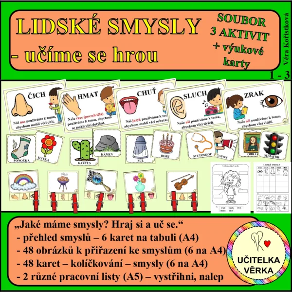 LIDSKÉ SMYSLY – soubor aktivit 1