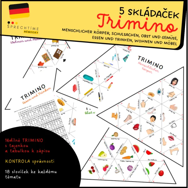 Soubor aktivit 5x TRIMINO 1