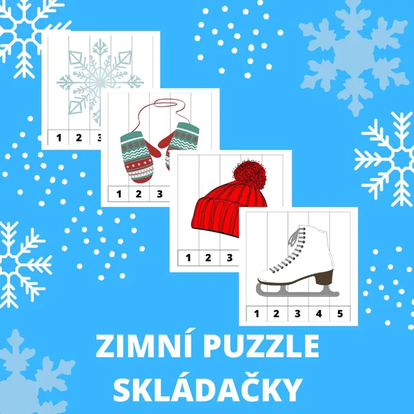 Zimní puzzle/skládačky 1