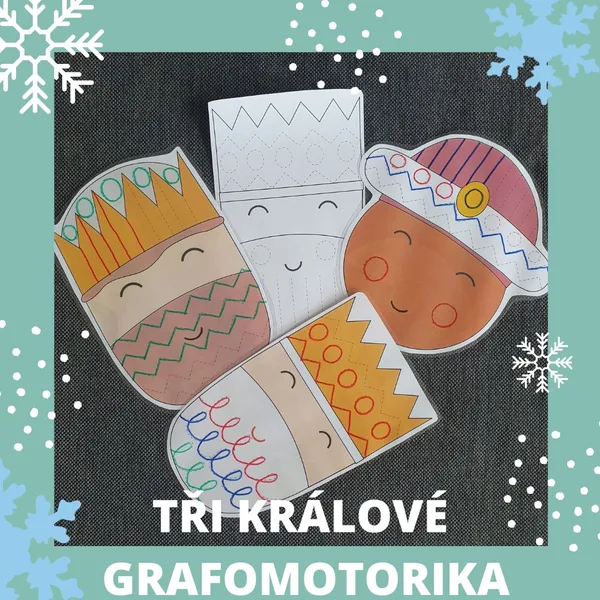 Tříkrálovská legenda, grafomotorika a stříhání 1