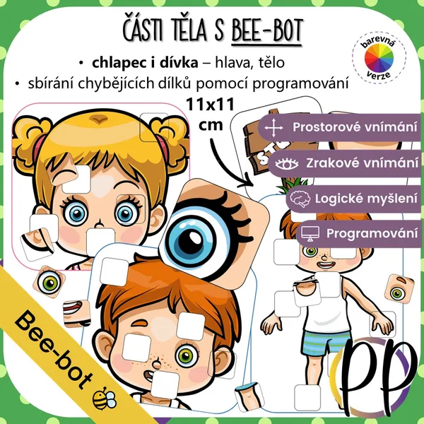 Části těla s Bee-bot 1