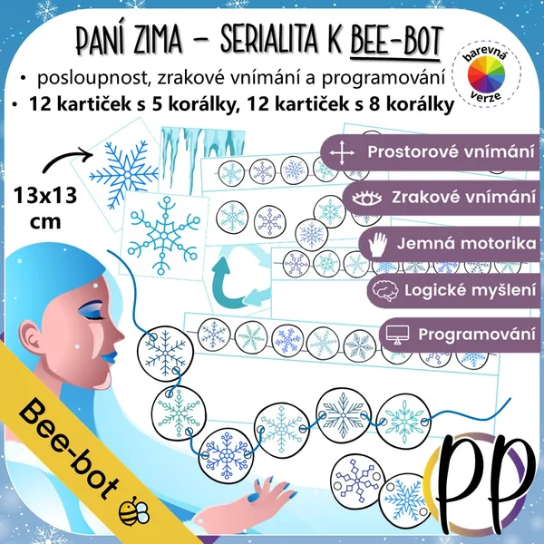 Paní Zima - serialita k Bee-bot 1