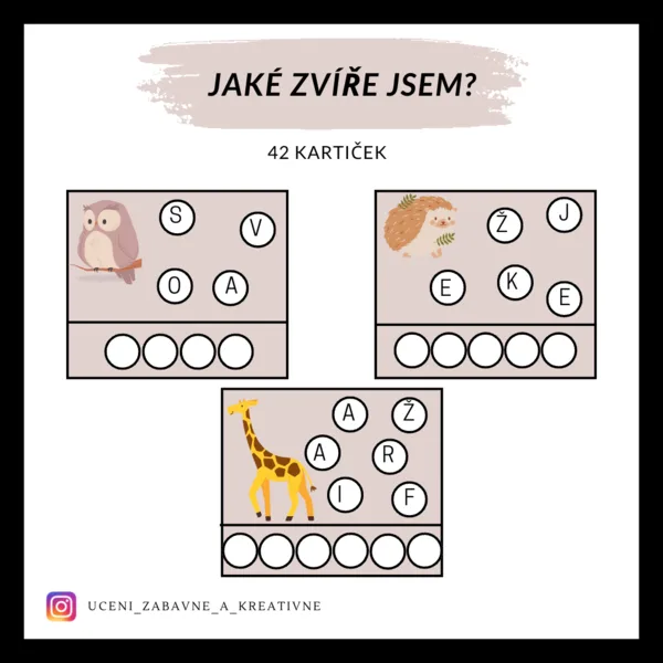 Jaké zvíře jsem? 1