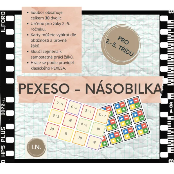 Pexeso násobilka 1