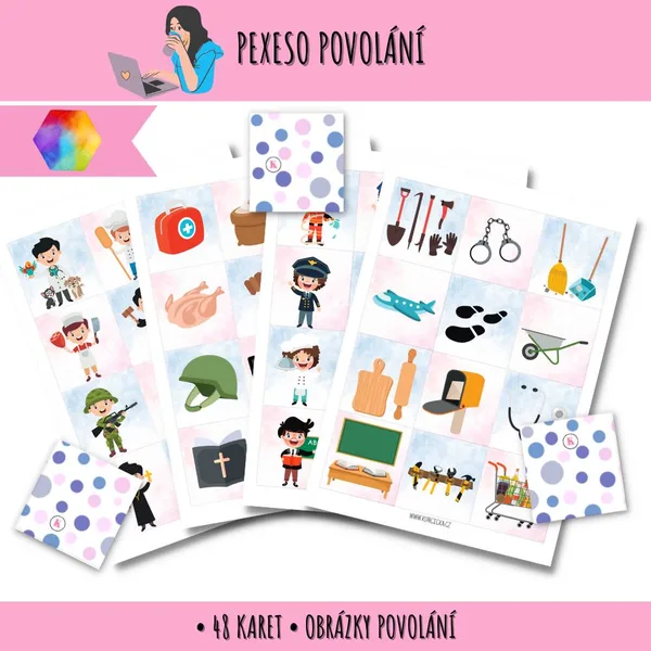 Pexeso - povolání 1
