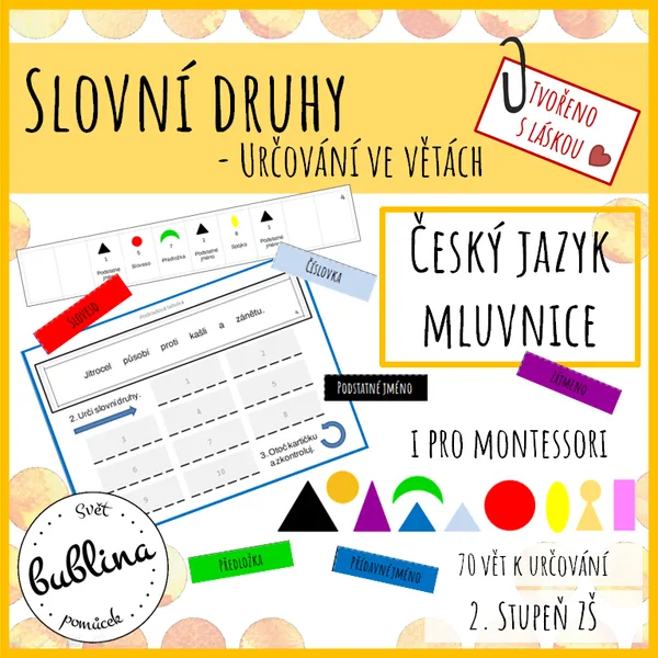 Určování slovních druhů 1