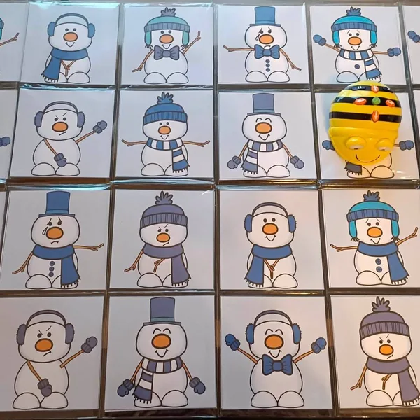 Sněhuláččí dvojice s Bee-Botem 1