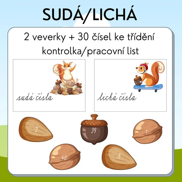 Sudá/lichá 1