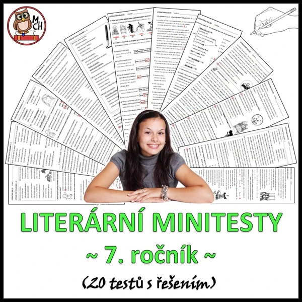 LITERÁRNÍ MINITESTY (7. třída) - s ŘEŠENÍM 1