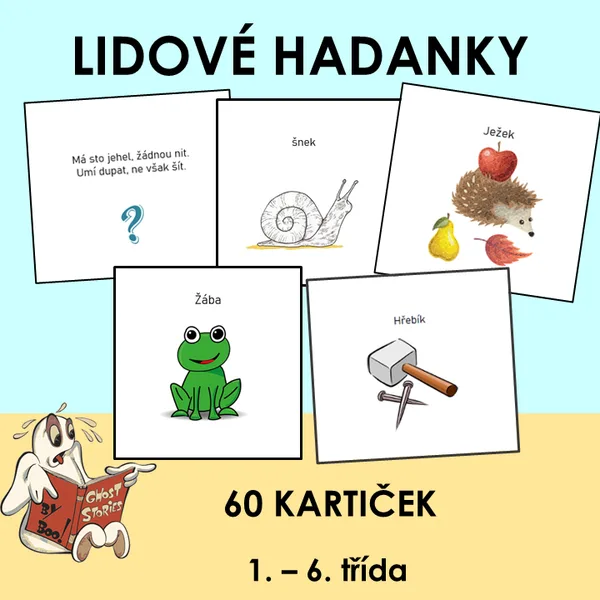 Dětské lidové hádanky na kartičkách 1