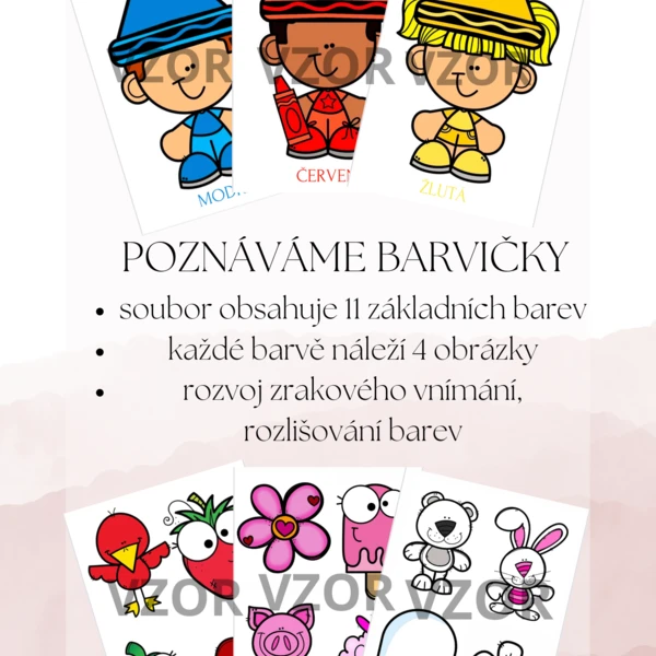 Poznávání barev 1