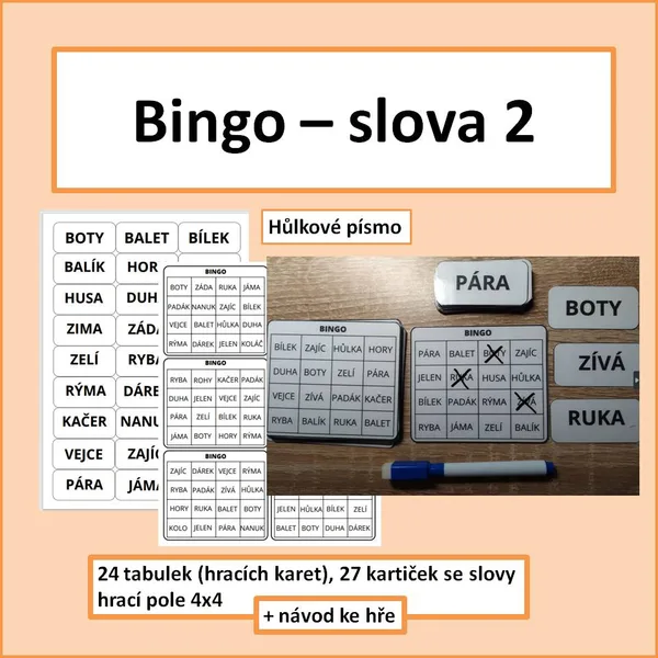 Bingo - slova 2 1