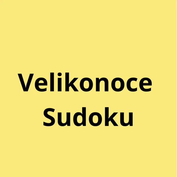 Velikonoční obrázkové sudoku 1