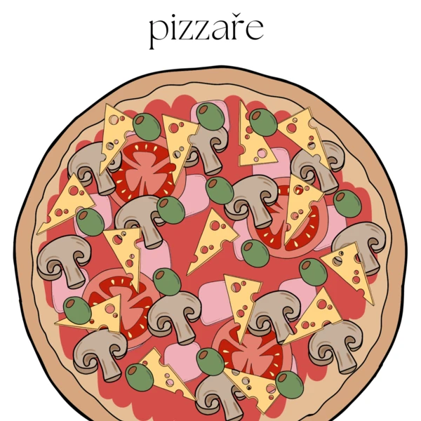 Výroba papírové pizzy pro malé pizzaře 1