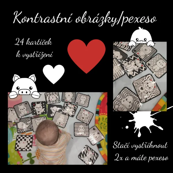 Kontrastní pexeso/kartičky 1